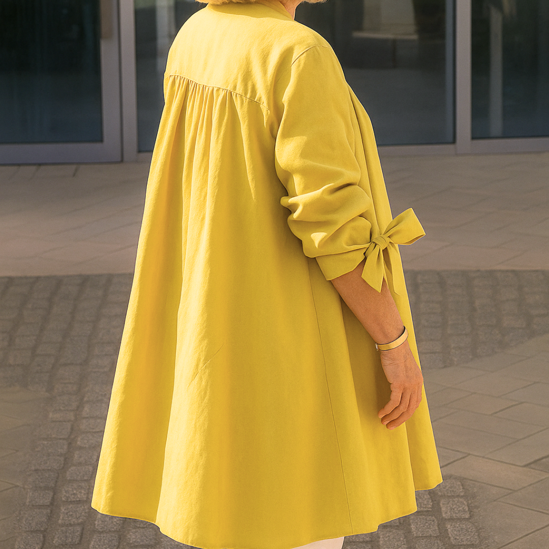 Louise - Elegáns Kötött Ujjú Blúz