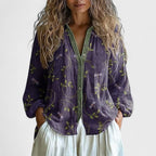 Ambra - Blúz Rétro Chic Őszi