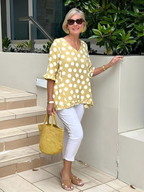 Dulce | Vintage Nyomott Felső