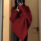 Anneta - Kényelmes Poncsó Pulóver