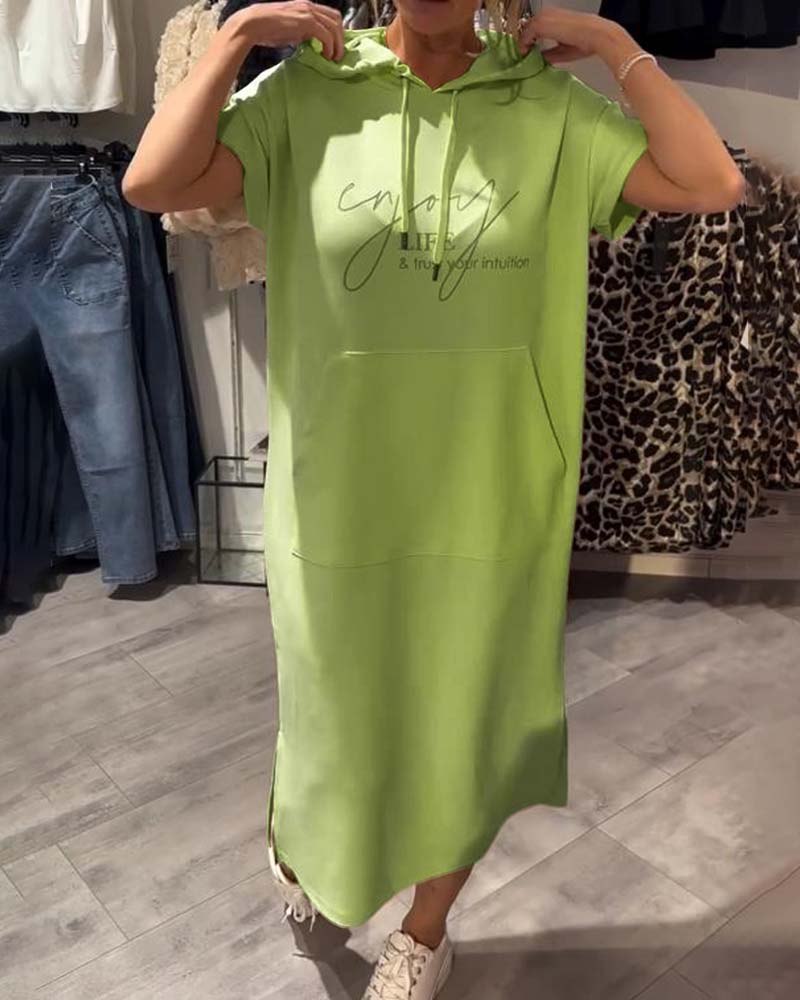 Saskia - Kényelmes Kapucnis Ruha