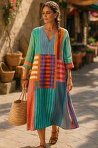 Malia - Elegáns geometriai ruha