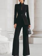Adrielle | Elegant Blazer & Trouser Suit Set