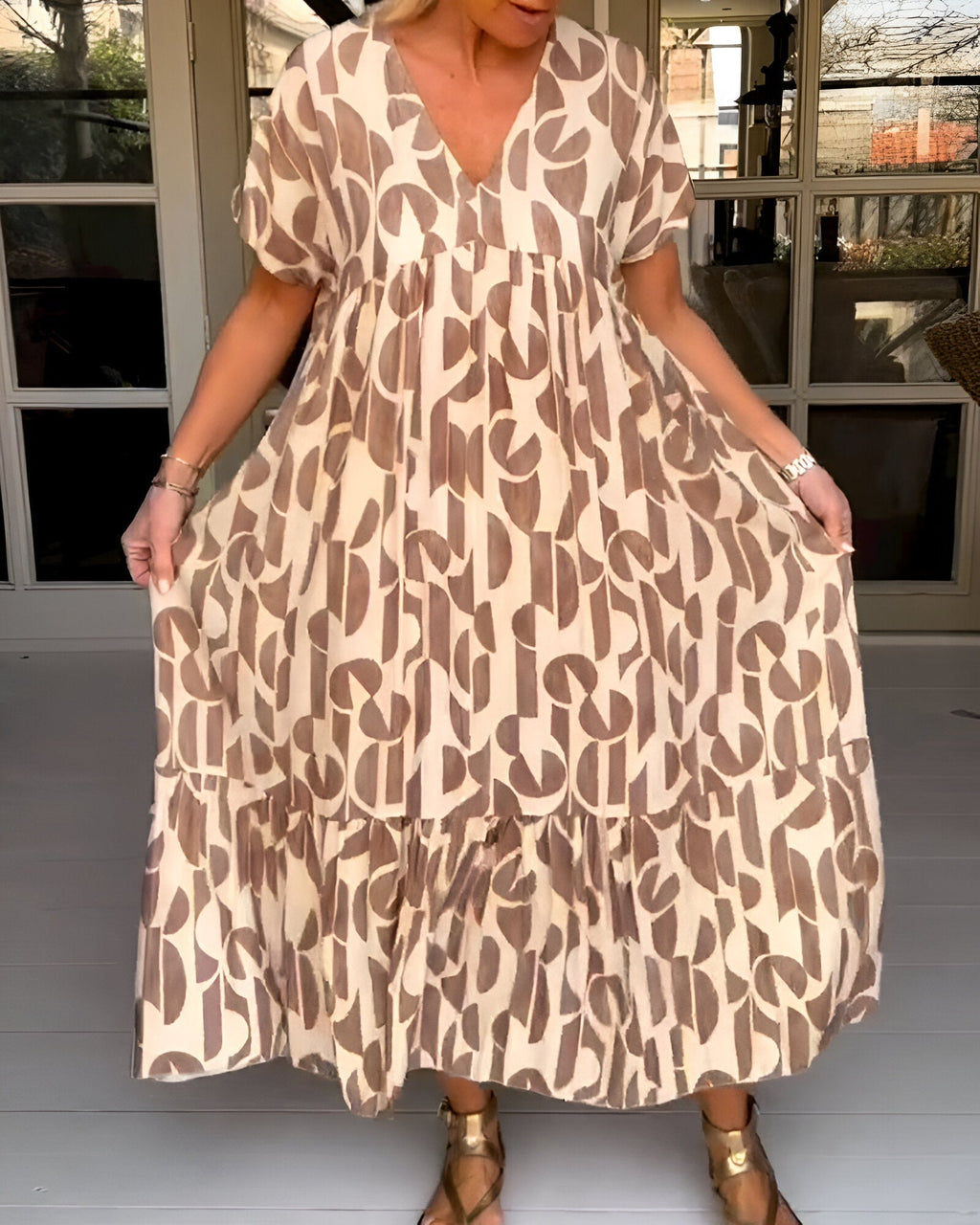 Felicia - V nyakú könnyű ruha