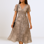 Bianca - Elegáns Maxi Ruha V-kivágással