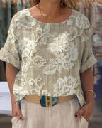 Maelin - Virágmintás Póló