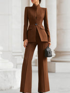Adrielle | Elegant Blazer & Trouser Suit Set