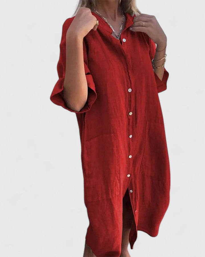 Marella - Elegáns Vászonruha