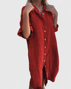 Marella - Elegáns Vászonruha