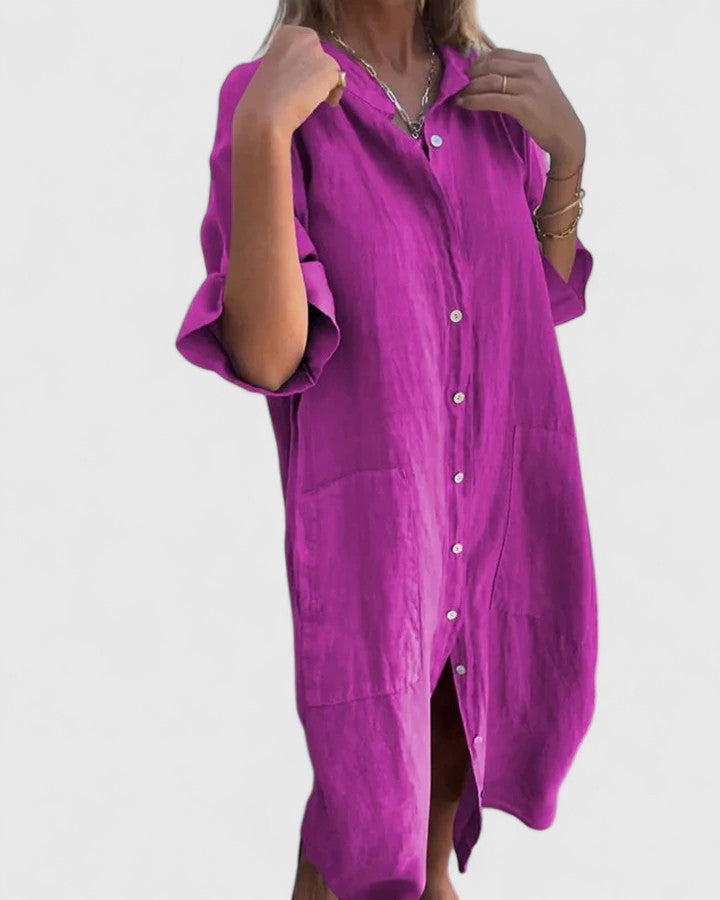 Marella - Elegáns Vászonruha