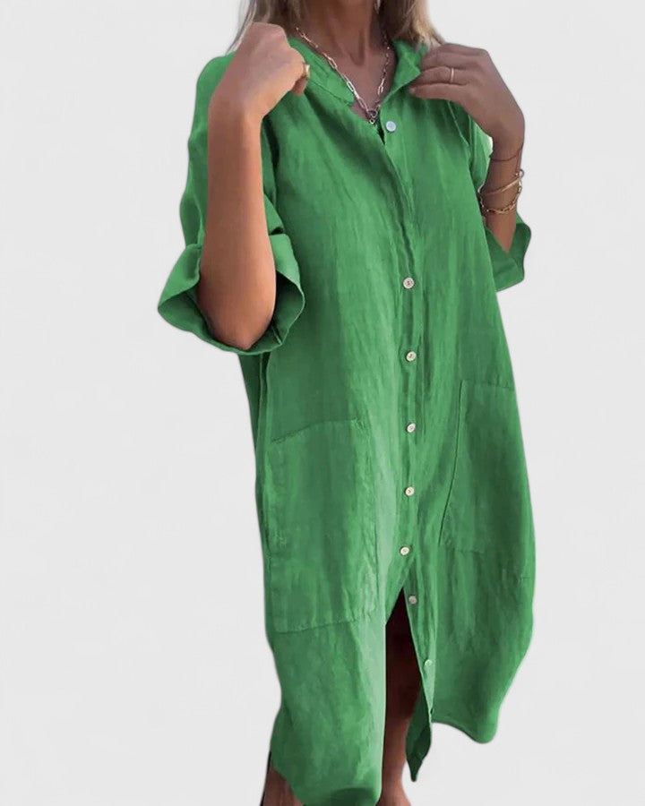 Marella - Elegáns Vászonruha