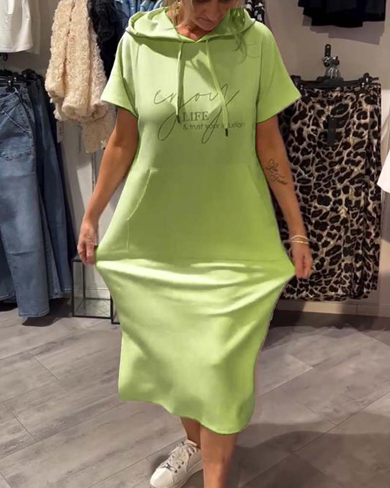 Saskia - Kényelmes Kapucnis Ruha