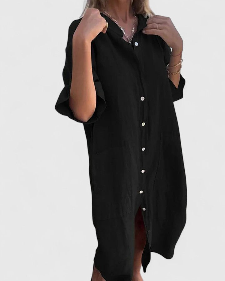 Marella - Elegáns Vászonruha