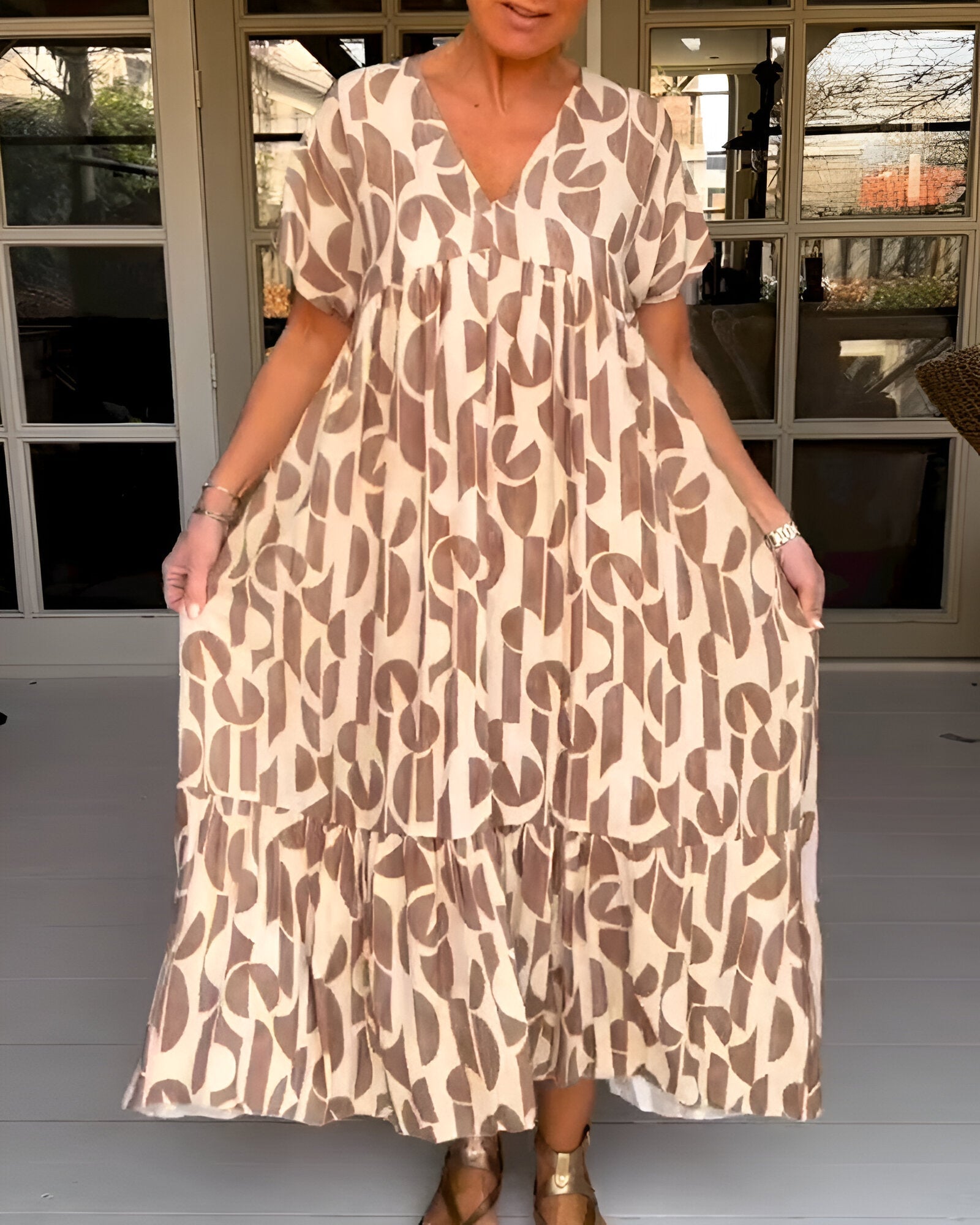 Felicia - V nyakú könnyű ruha