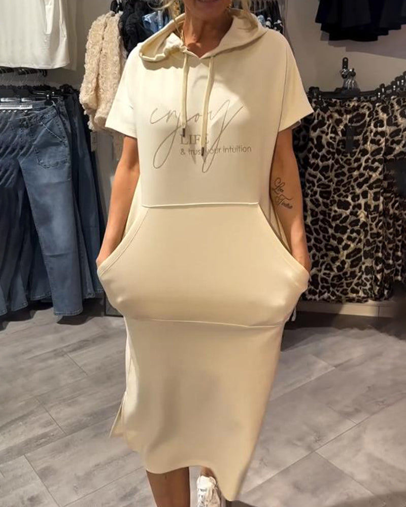 Saskia - Kényelmes Kapucnis Ruha