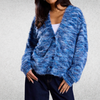 Mona - Színes, Laza Kardigán