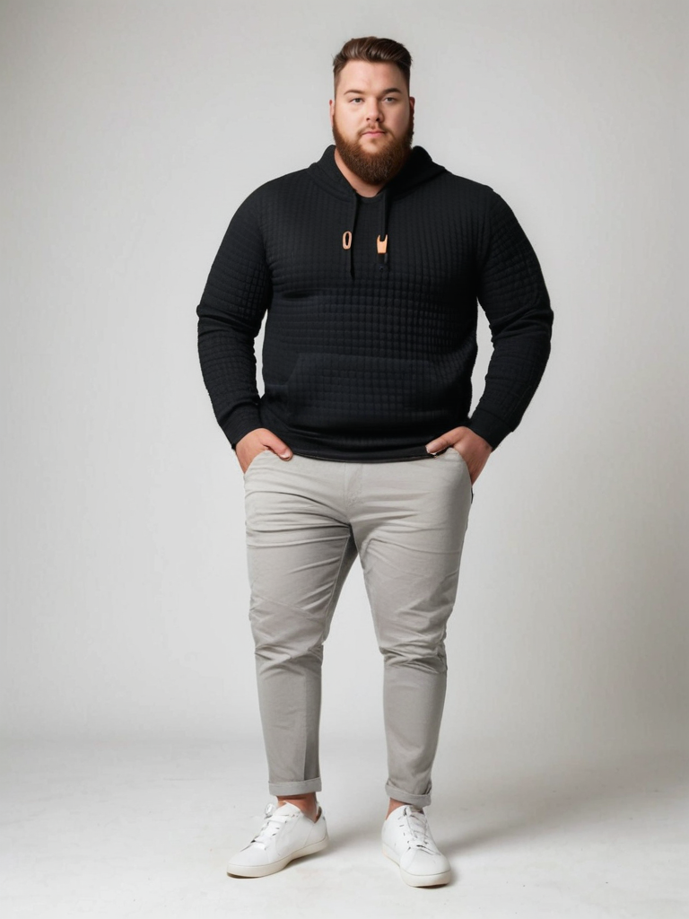 Római - Kényelmes Kapucnis Pulóver