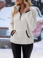 Lila - Kényelmes Meleg Pulóver