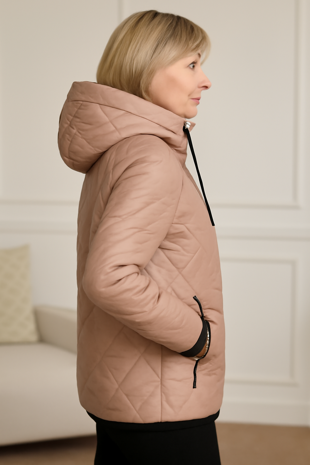 Elena - Elegáns Steppelt Kabát