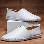 Monaco - Elegáns Bőr Espadrilles