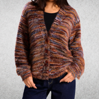 Mona - Színes, Laza Kardigán