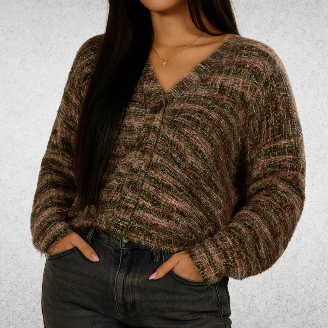 Mona - Színes, Laza Kardigán