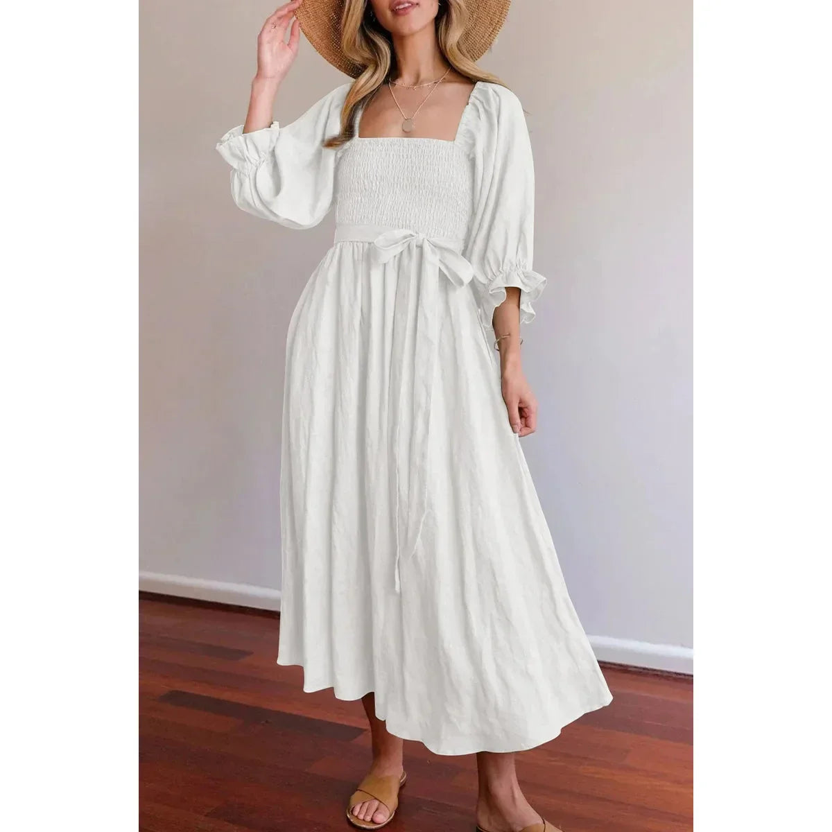 Kyara - Elegáns Rózsás Ruha