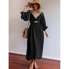 Kyara - Elegáns Rózsás Ruha