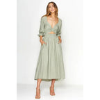 Kyara - Elegáns Rózsás Ruha