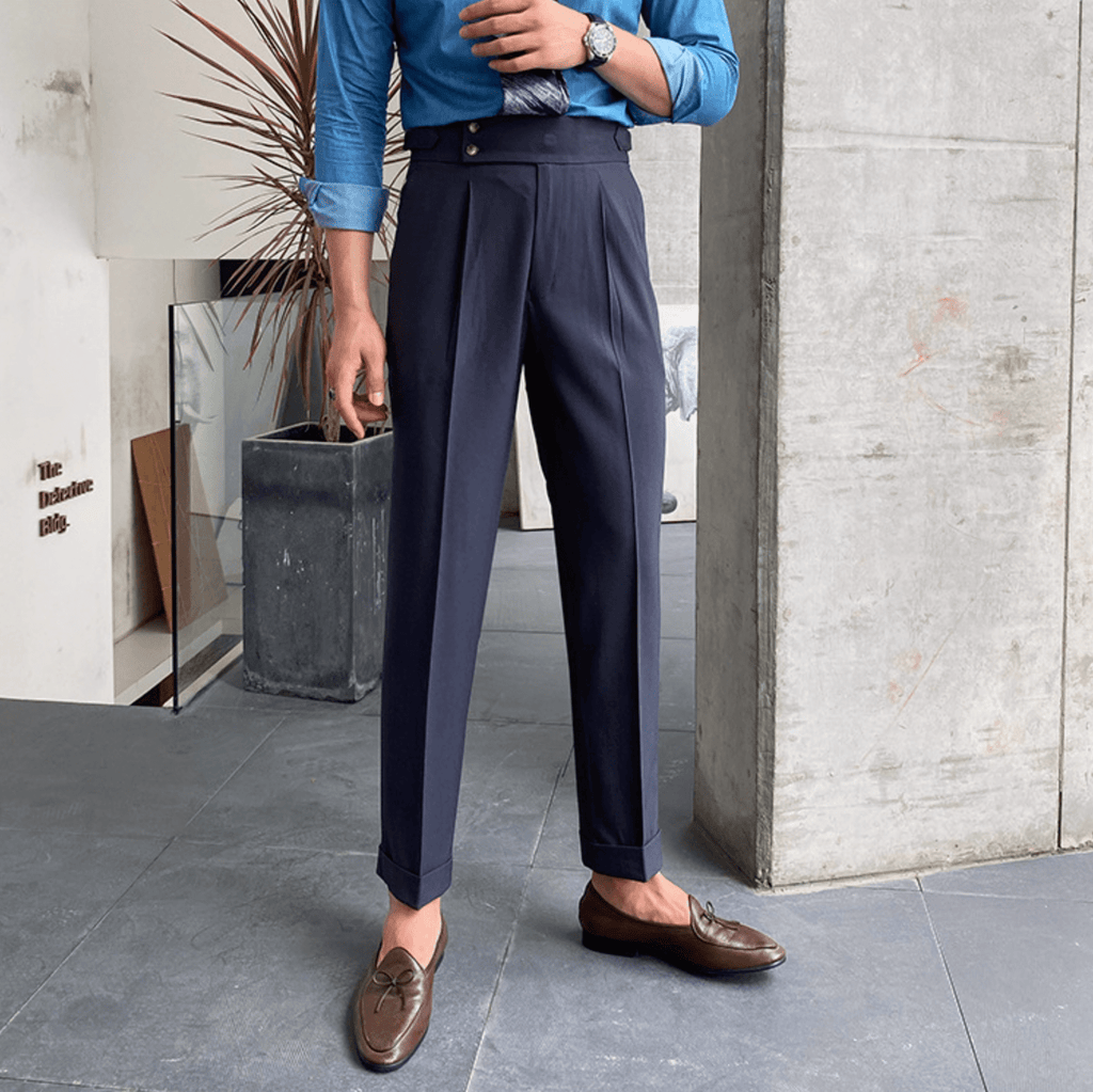 Edward - Elegáns Magas Derék Nadrág