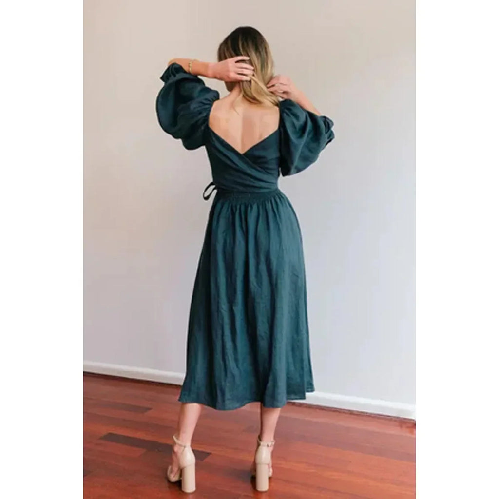 Kyara - Elegáns Rózsás Ruha