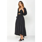 Kyara - Elegáns Rózsás Ruha