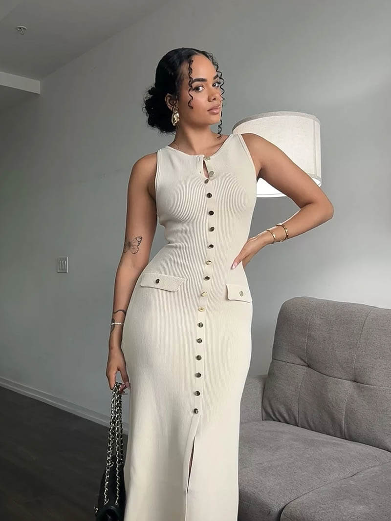 Noella - Elegáns Lebegő Ruha