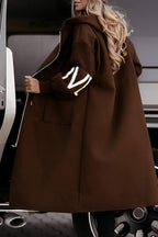 Amélie™ | Női Kabát Kötött Ujjakkal