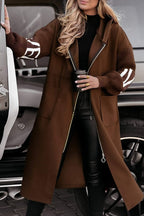 Amélie™ | Női Kabát Kötött Ujjakkal