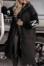 Amélie™ | Női Kabát Kötött Ujjakkal