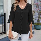 Lara - Elegáns, Laza Blúz