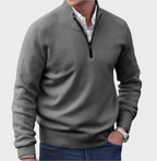 Malik - Elegáns Pulóver Cipzárral