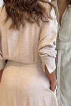 Jeanette - Maxi ruha V kivágással