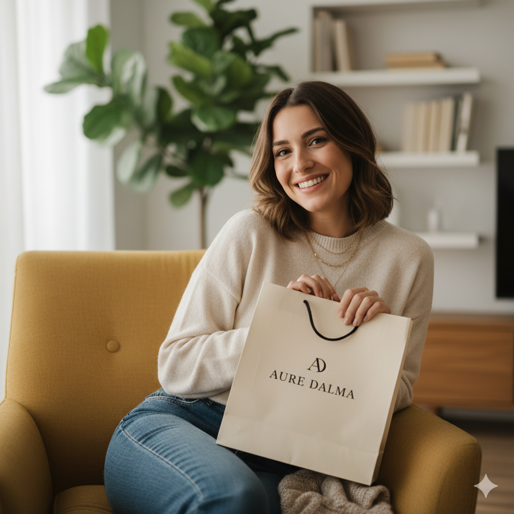 Cliente feliz com a AURE DALMA