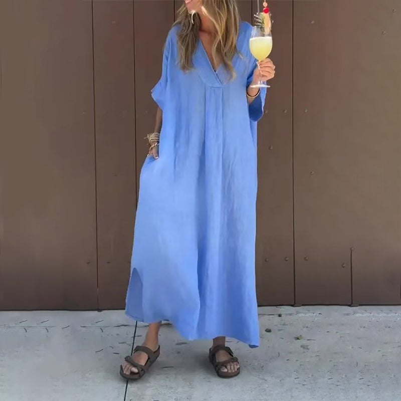 Alessia - V-kivágású Laid-back Ruha